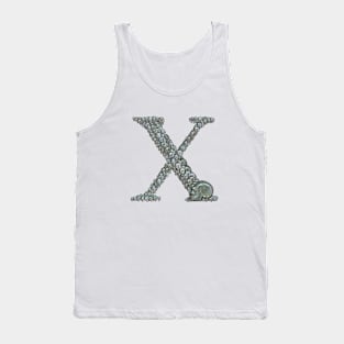 Skull Alphabet X Tank Top